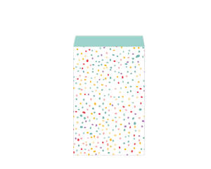Geschenkzakjes Dots wit 12x19cm 200 stuks