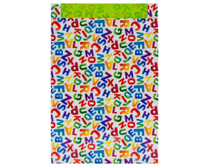 Geschenkzakjes Letters 25x34cm 100 stuks