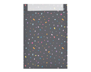 Geschenkzakjes Confetti 25x34cm 100 stuks