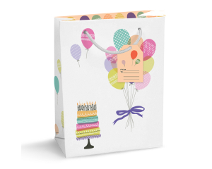 Geschenktas Happy Birthday L