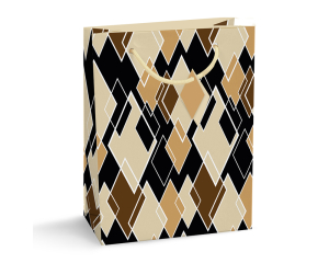 Geschenktas Squared Figures L