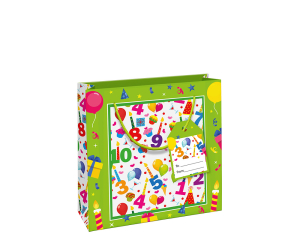 Geschenktas Birthday Numbers S