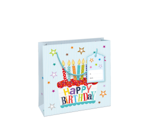 Geschenktas Happy Birthday S