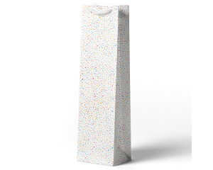 Geschenktas Dots wit B