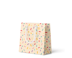 Geschenktas Confetti peach S