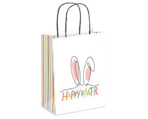 Giftbag Easter Stripes M