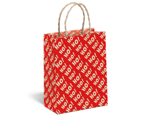 Giftbag Ho Ho Ho L