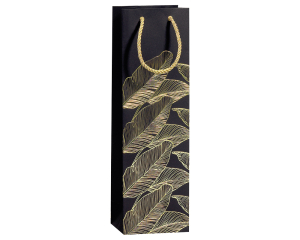 Geschenktas Golden Leaves Bottle