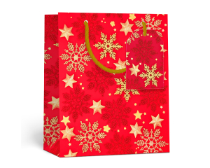 Giftbag Red X-mas L