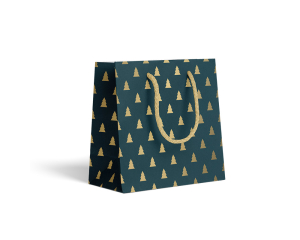 Geschenktas Modern Luxury Dark Blue S