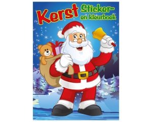 Kerst Sticker- en Speelboek A4