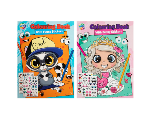 Kleurboek A4 + Stickers