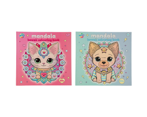 Mandala kleurboek 21x21cm 20 sheets