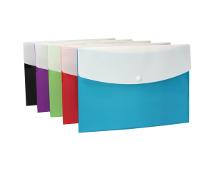 Enveloptas PP A4 druksluiting SOHO