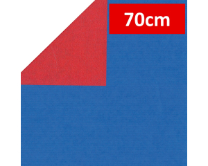 Toonbankrol Blauw/Rood 2-zijdig 250mx70cm