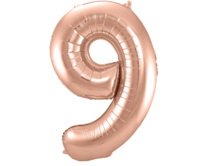 Cijferballon 9 Rosé