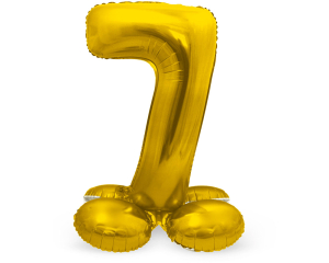 Staande cijferballon 7