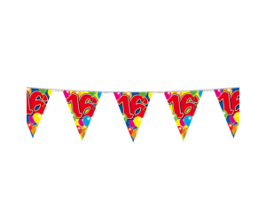 Vlaggenlijn Balloons 16 jaar