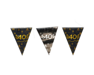 Vlaggenlijn Shining Glam 40 jaar