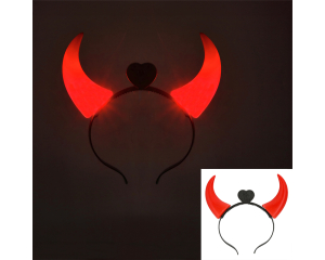 Haarband Duivel LED