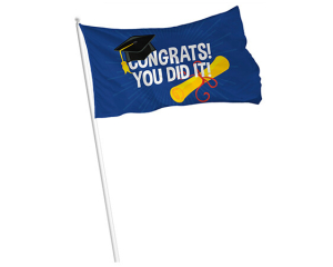 Vlag Congrats 60 x 90cm