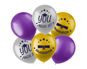 Ballonnen Academic Elegance 6 stuks - 33cm