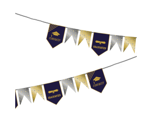 Vlaggenlijn Academic Elegance - 6 meter