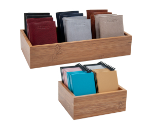 Figuretta display Bamboe leeg 2 stuks