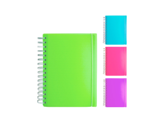 Notitieboek PP A6 spiraal lijn