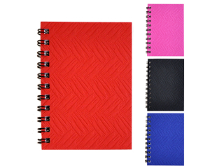 Notitieboek 8x14cm vlechtpersing