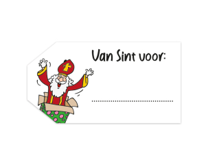 Rol etiketten - van Sint voor - 500 stuks