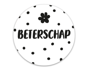 Rol etiketten - Beterschap 500 stuks