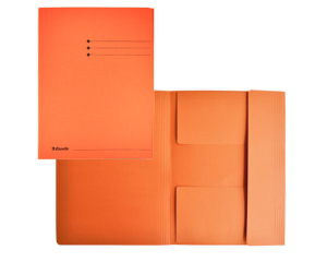 Opbergmap karton oranje