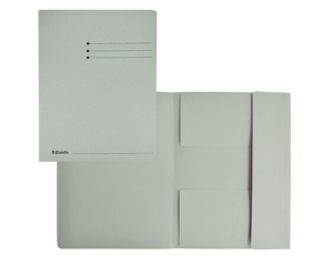 Opbergmap karton grijs