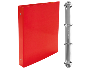 Ringband A4 4 rings rood