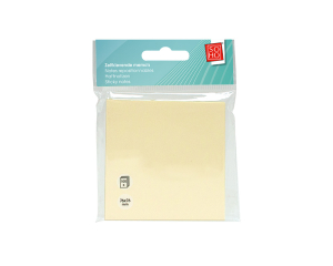 Zelfklevende memo's geel 76x76mm 100 vel