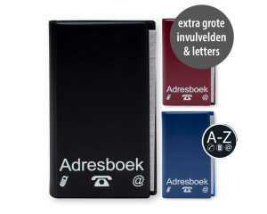 Adresboek 4 rings Optivision