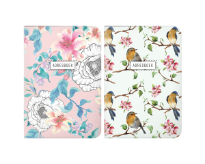 Adresboek Birds and Garden - 11x17cm