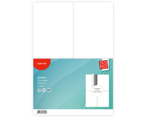 A4 vel etiketten 105mmx148mm