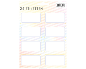 Etiketten A5 SOHO Pastel