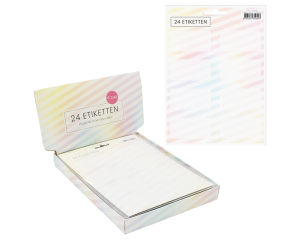 Etiketten A5 SOHO Pastel