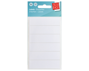 Etiketten wit 19x73mm 36 stuks #9