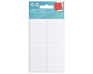 Etiketten wit 10x36mm 132 stuks #12