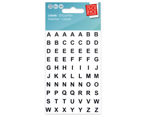 Plakletters A-Z 5mm 2 vel #41