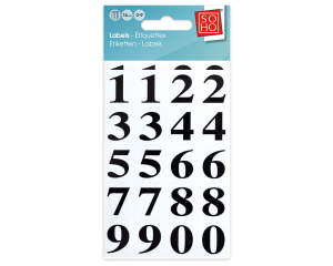 Plakcijfers 0-9 16mm 2 vel #46