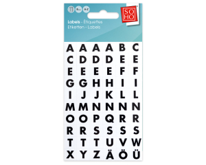Plakletters A-Z 8mm 2 vel #43