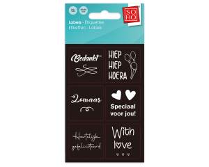 Etiketten Moments 12 stuks #38