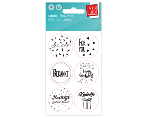 Etiketten Moments 12 stuks #37