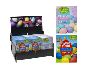 Display Eierverf Pasen