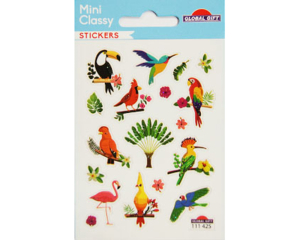 Sticker Tropische vogels
